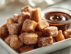 air fryer churro bites - featured image