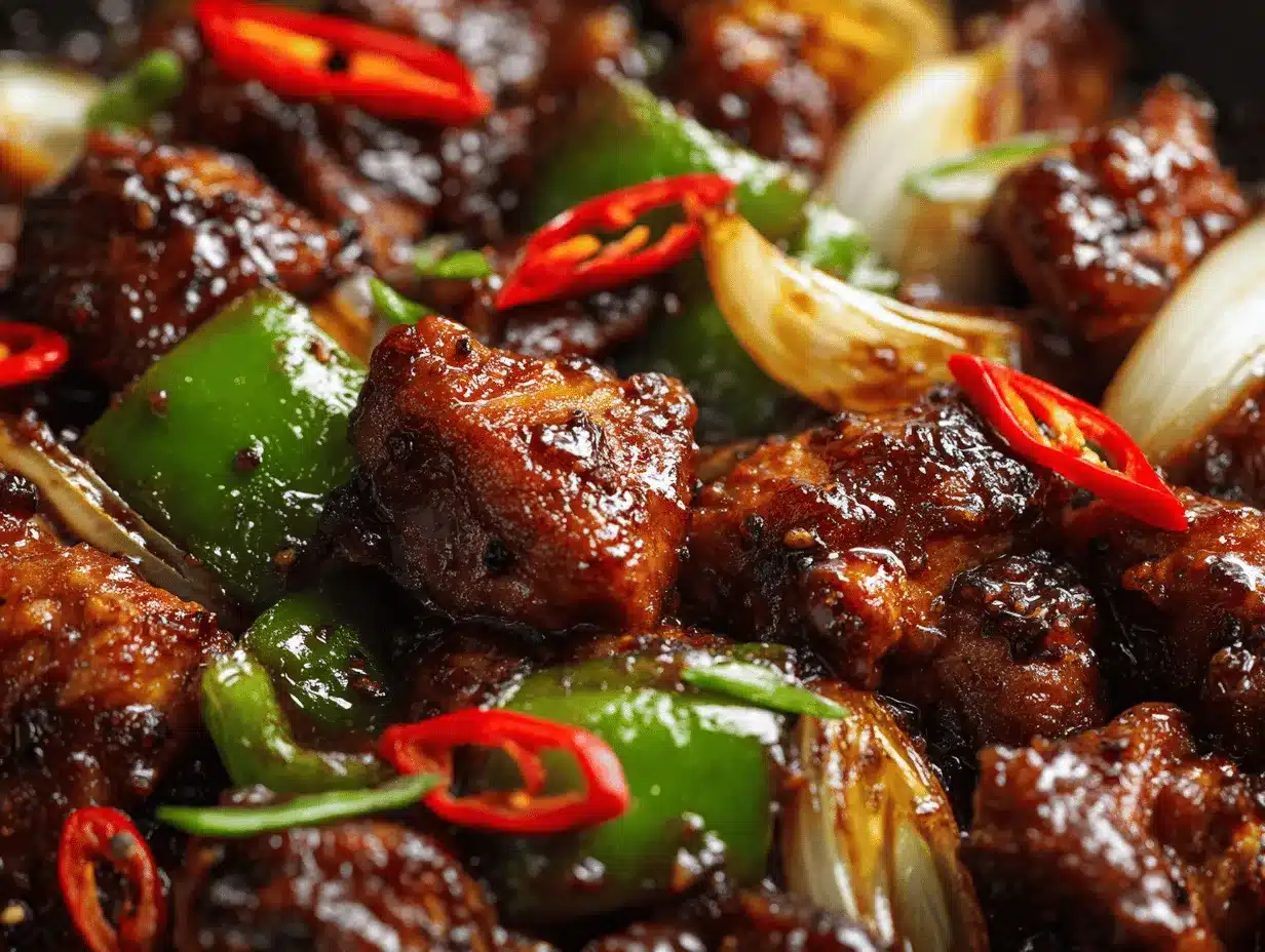 black pepper chicken preparation steps
