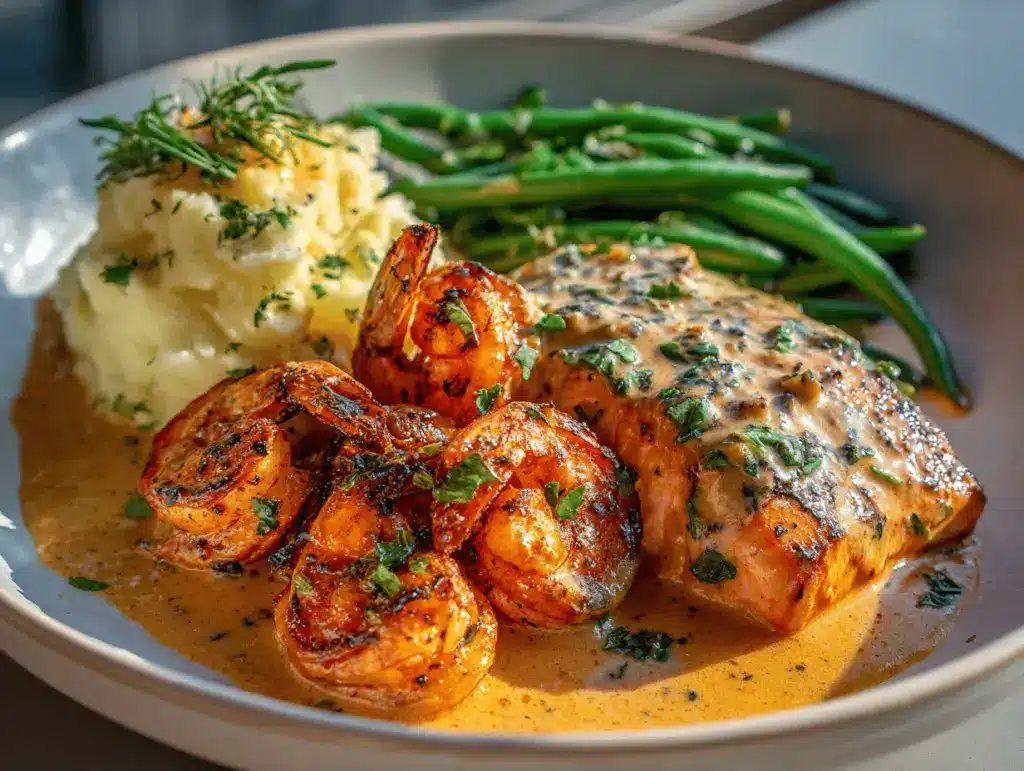 Cajun shrimp and salmon - featured image