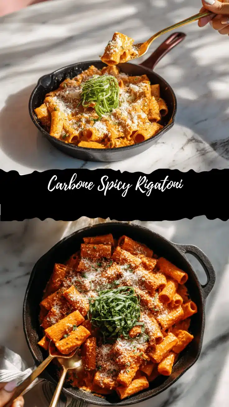 Carbone spicy rigatoni recipe