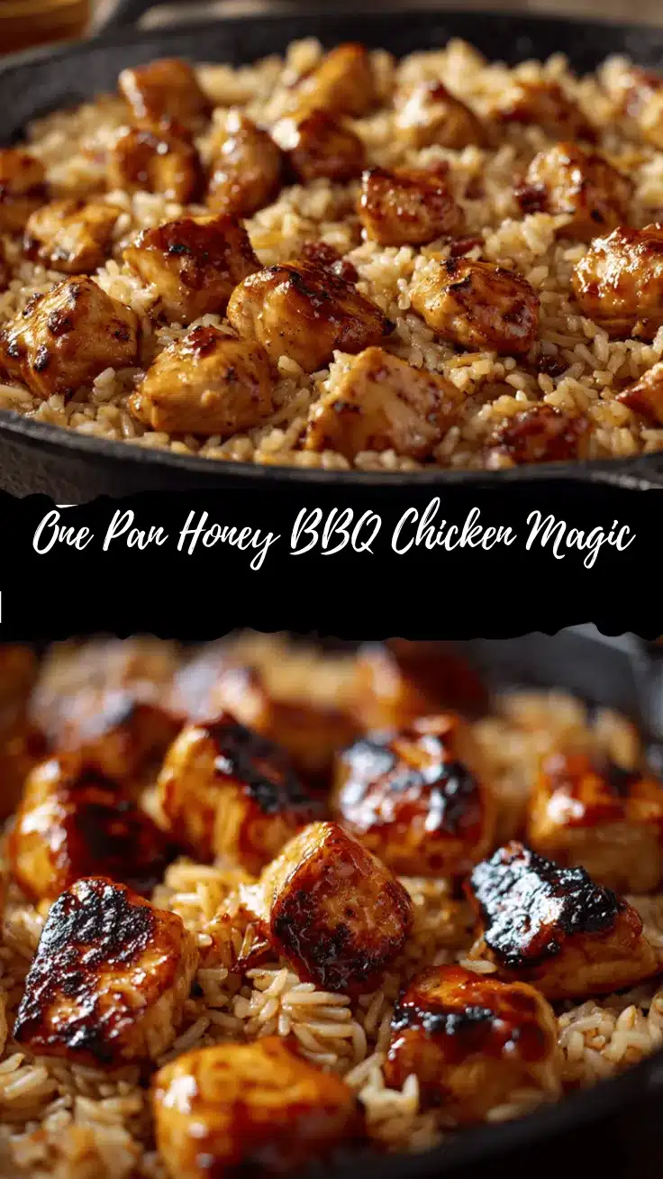 honey BBQ chicken rice recipe