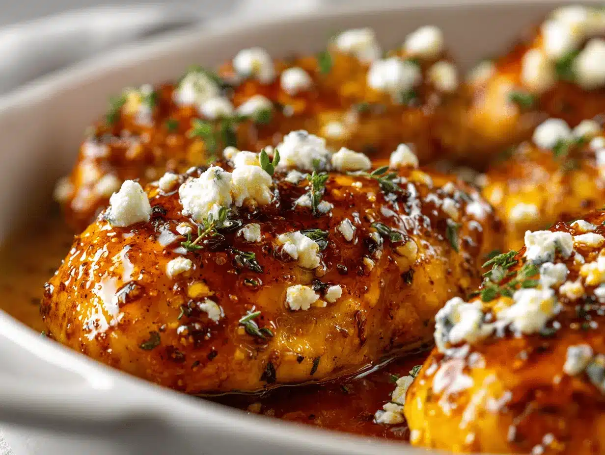 hot honey feta chicken preparation steps