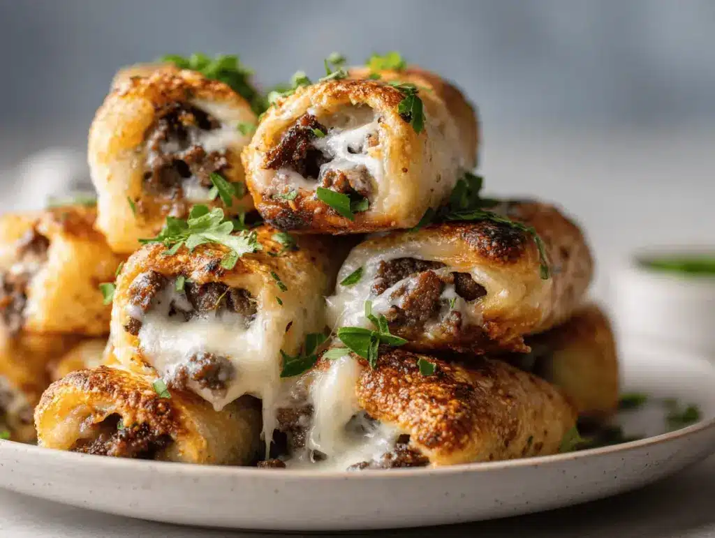 Keto Philly Cheesesteak Rolls - featured image