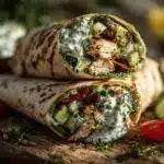 Mediterranean chicken wraps - featured image