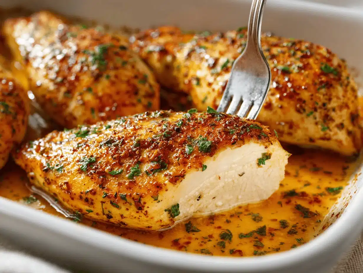 oven baked chicken breast - featured image