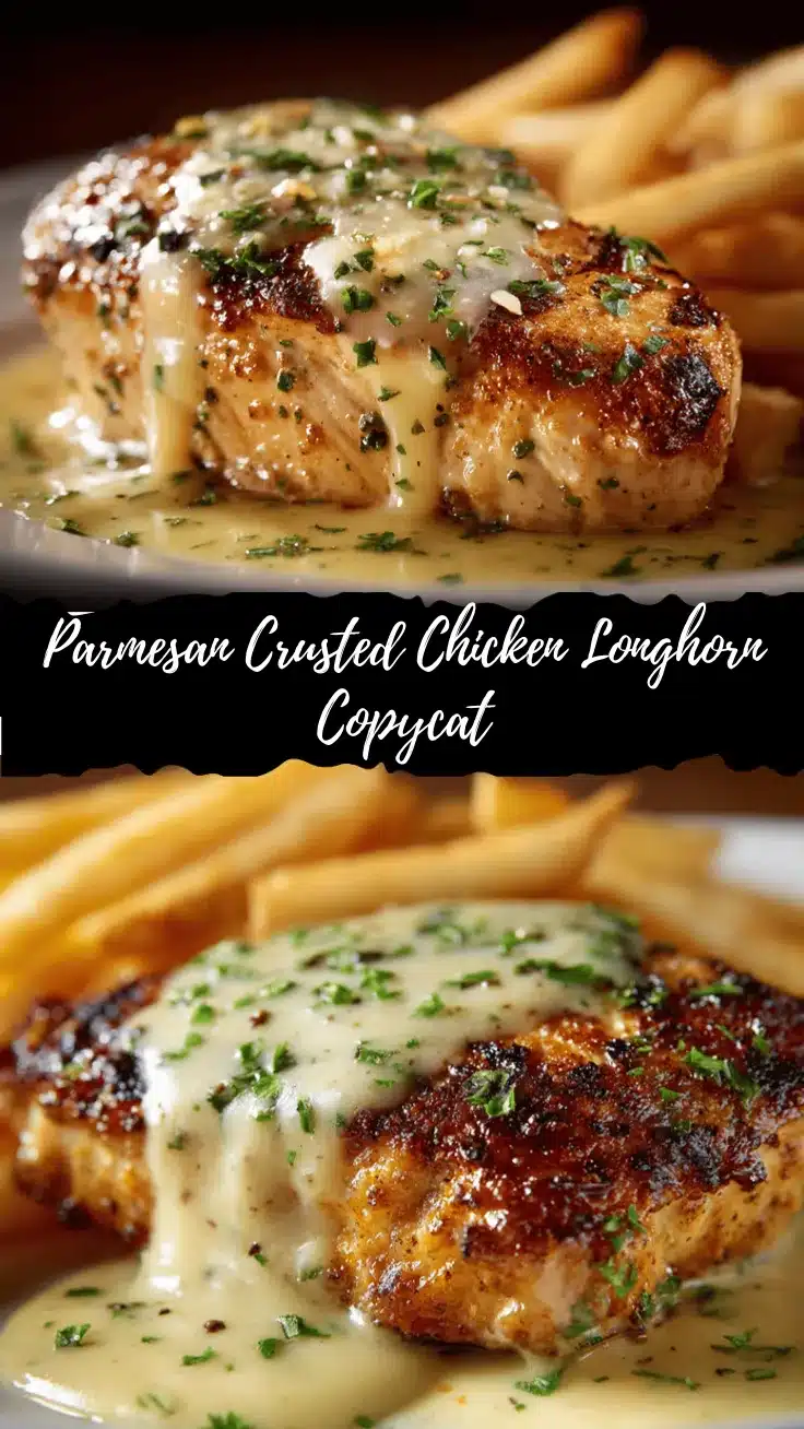 Parmesan Crusted Chicken Longhorn copycat recipe