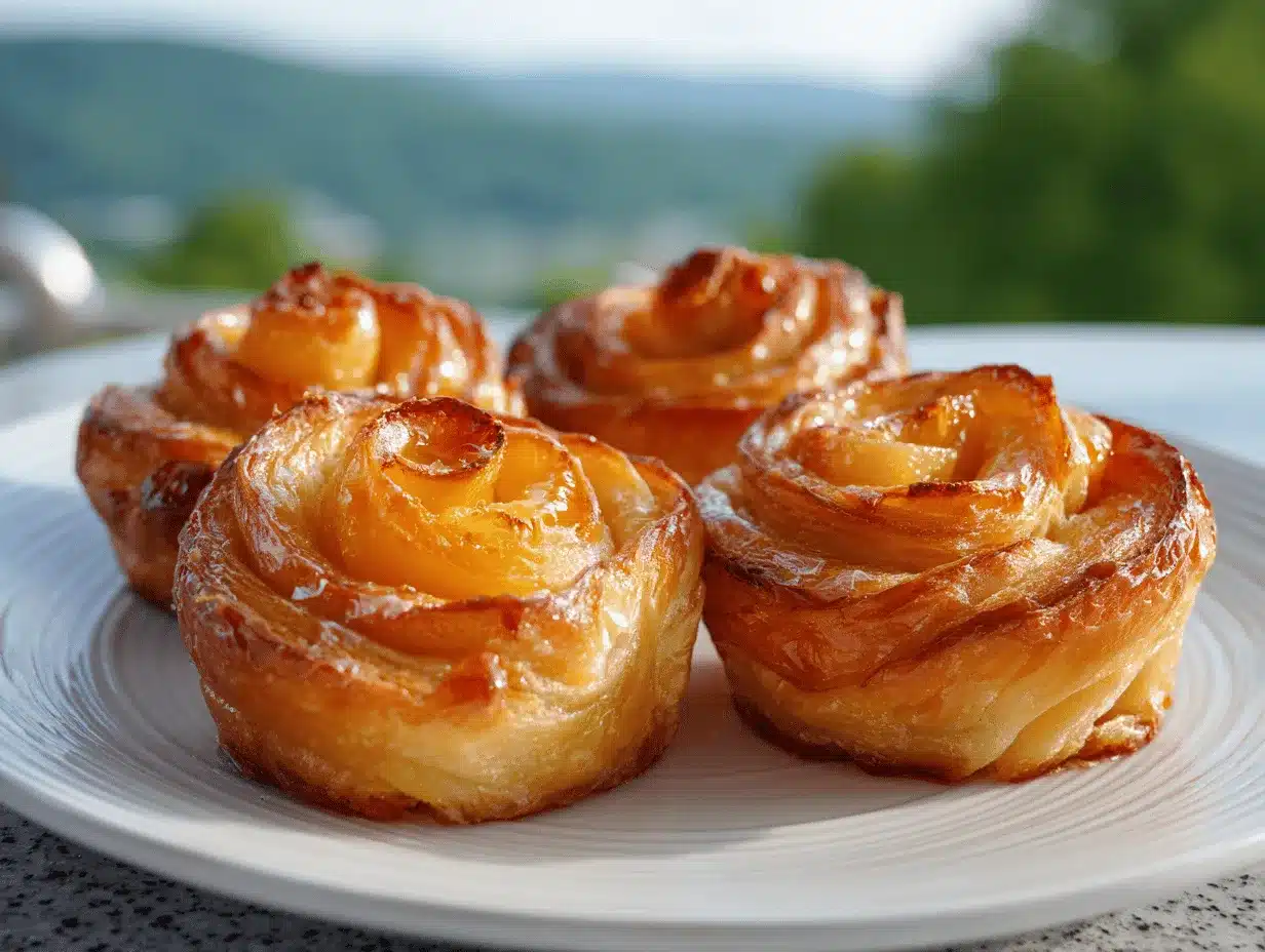 peach pie cruffins preparation steps