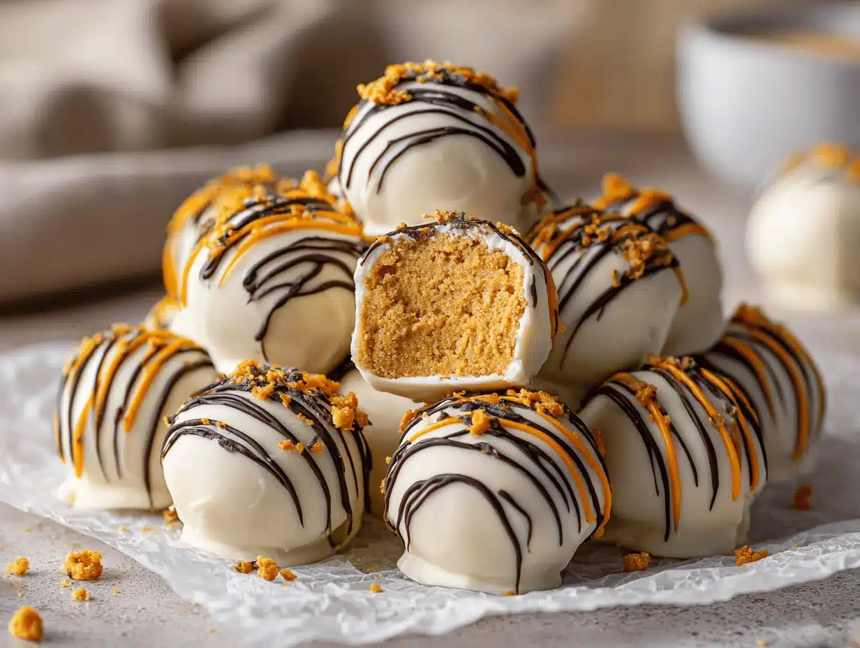 pumpkin pie truffles - featured image