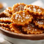 salted caramel cracker bites - featured image