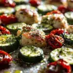 sheet pan Mediterranean chicken - featured image