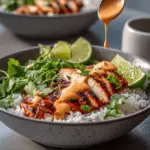 sweet chili chicken bowl - featured image