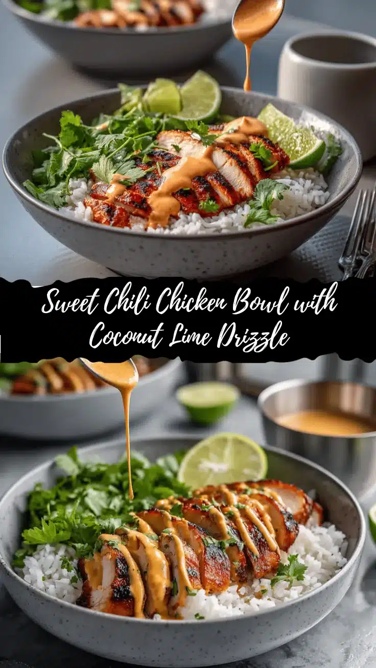 sweet chili chicken bowl recipe
